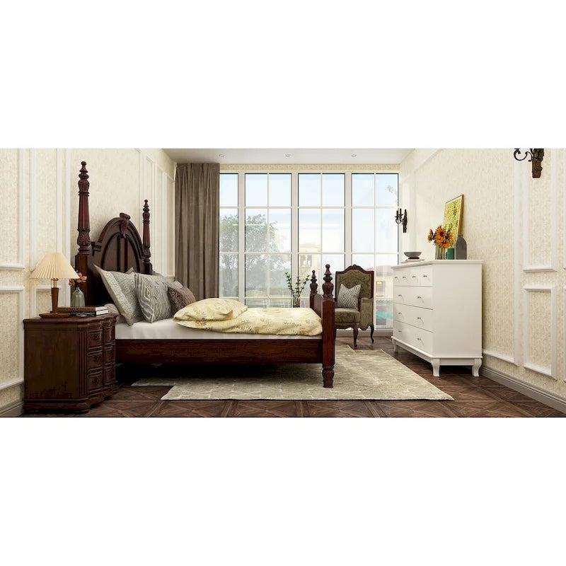 Lacquer Dresser 55.1Wide Storage Chest Storage Dresser Bedroom