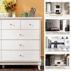 Lacquer Dresser 55.1Wide Storage Chest Storage Dresser Bedroom