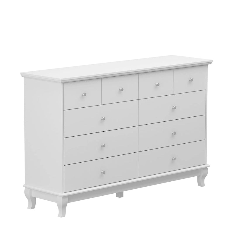 Lacquer Dresser 55.1Wide Storage Chest Storage Dresser Bedroom