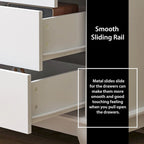Lacquer Dresser 55.1Wide Storage Chest Storage Dresser Bedroom