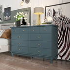 Lacquer Dresser 55.1Wide Storage Chest Storage Dresser Bedroom