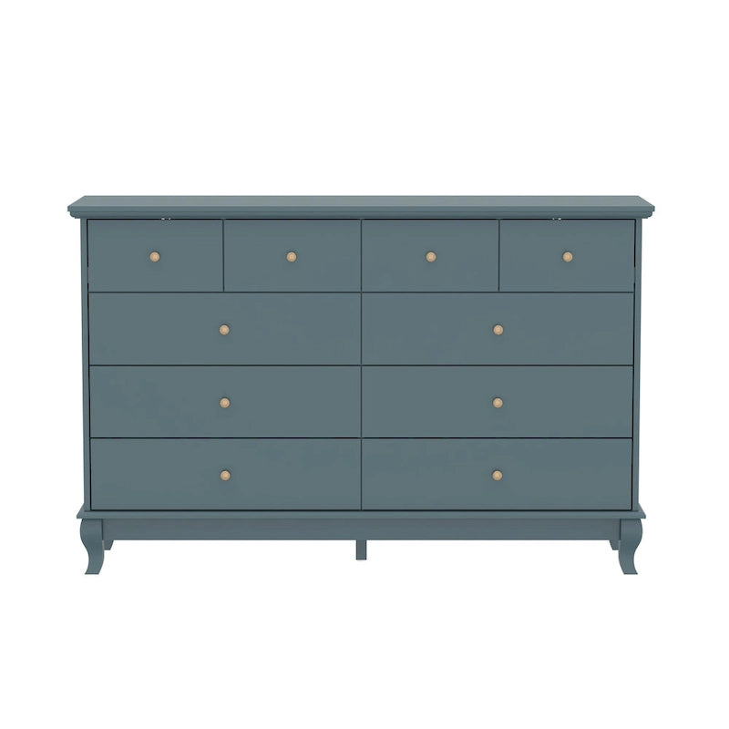 Lacquer Dresser 55.1Wide Storage Chest Storage Dresser Bedroom