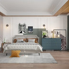 Lacquer Dresser 55.1Wide Storage Chest Storage Dresser Bedroom