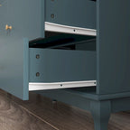 Lacquer Dresser 55.1Wide Storage Chest Storage Dresser Bedroom