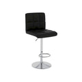 Porch & Den Galena Upholstered Chrome Adjustable Bar Stools (Set of 2)