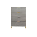 CraftPorch Contemporary 4-Drawers Wooden Chest