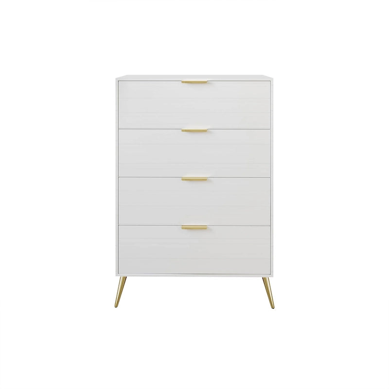 CraftPorch Contemporary 4-Drawers Wooden Chest