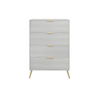 CraftPorch Contemporary 4-Drawers Wooden Chest