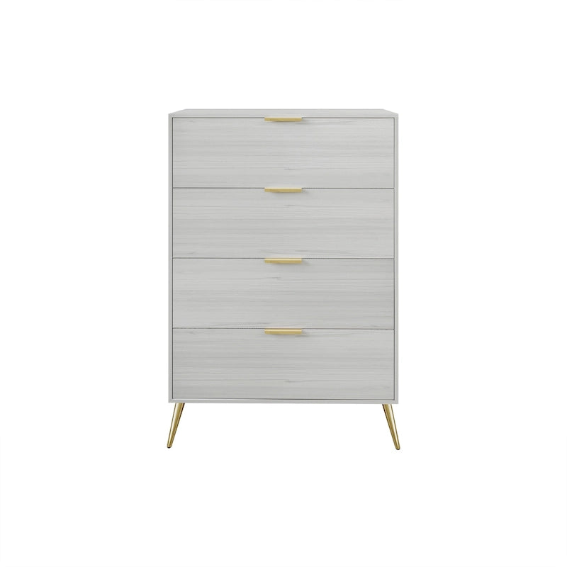 CraftPorch Contemporary 4-Drawers Wooden Chest