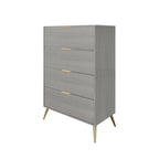 CraftPorch Contemporary 4-Drawers Wooden Chest