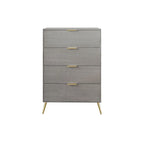 CraftPorch Contemporary 4-Drawers Wooden Chest