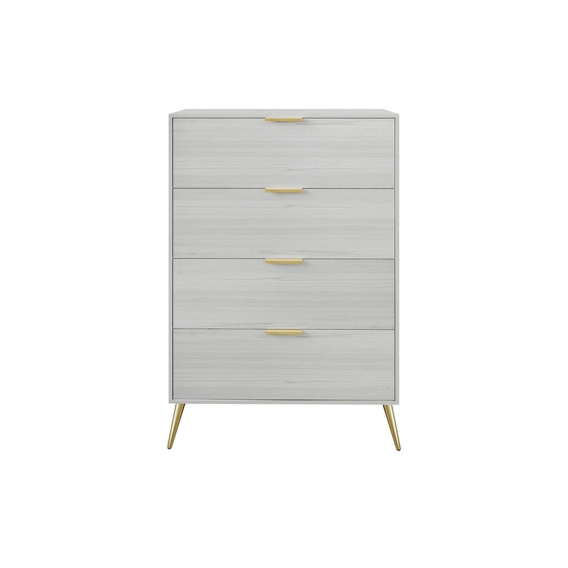 CraftPorch Contemporary 4-Drawers Wooden Chest