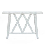 Farmhouse White Console and Entry Table - 32.5 H x 47.9 W x 15 D