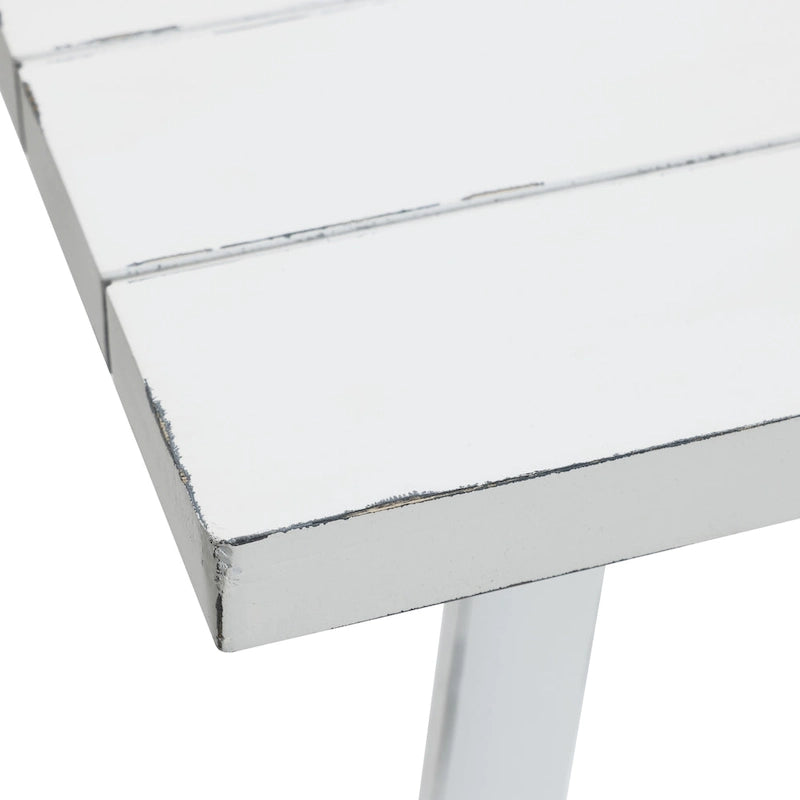 Farmhouse White Console and Entry Table - 32.5 H x 47.9 W x 15 D