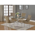 Somette Patty Designer Seat Dining Chair, Set of 2
