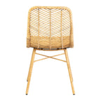 Handmade Natural Rattan Dining Chairs (Set Of 2) by East at Main