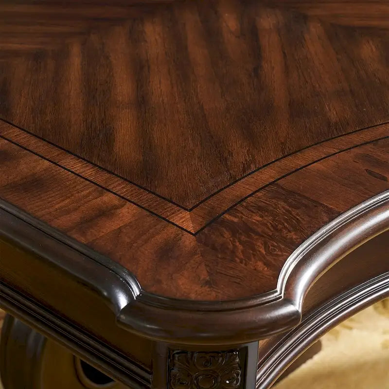 Steve Silver Richland 96 Inch Traditional Dining Table, Brown