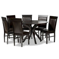 Jeane Modern and Contemporary 7-Piece Dining Set