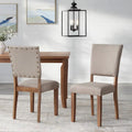Simple Living Provence Nailhead Parson Dining Chairs (Set of 2)