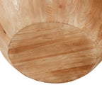 35.43Vintage Style Bucket Shaped Coffee Table for Living Room