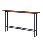 SEI Furniture Northrup Black/Espresso Console Table