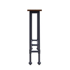 SEI Furniture Northrup Black/Espresso Console Table