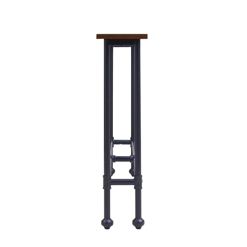SEI Furniture Northrup Black/Espresso Console Table