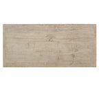 Artissance Hermosa Rustic Coffee Table Small Weathered Natural 48x22x16 - 48 x 22 x 16