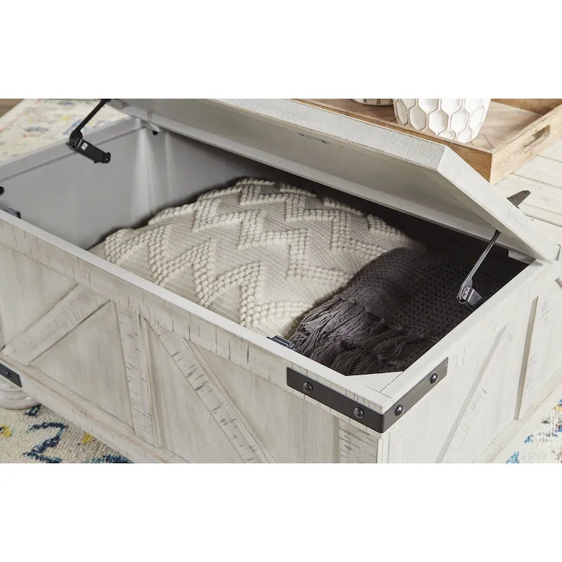 Signature Design by Ashley Carynhurst Cocktail Table with Storage - 36W x 36D x 18H