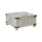 Signature Design by Ashley Carynhurst Cocktail Table with Storage - 36W x 36D x 18H