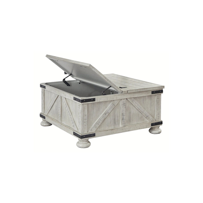 Signature Design by Ashley Carynhurst Cocktail Table with Storage - 36W x 36D x 18H