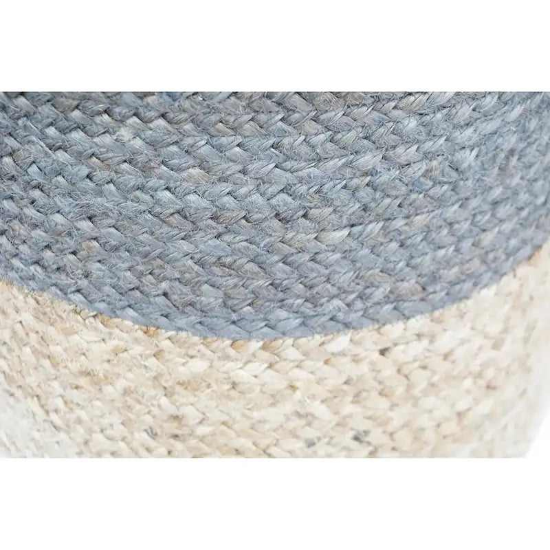 Home&Manor Handcrafted Markovich Jute Pouf