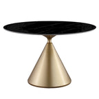 Morden Fort Modern Luxury 5- Piece Round Dining Table and Chair Set