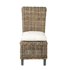 Natural Rattan Cushioned Dining Chairs (Set Of 2) by East at Main