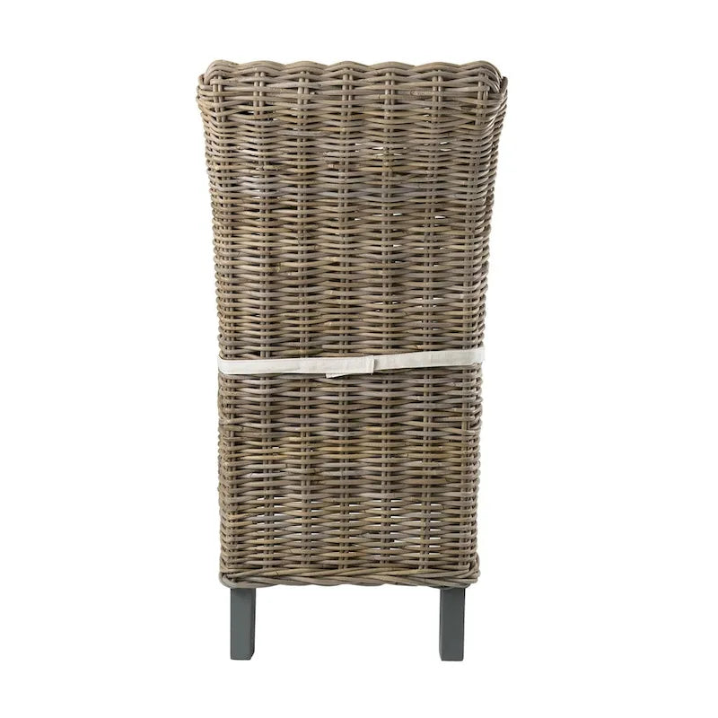 Natural Rattan Cushioned Dining Chairs (Set Of 2) by East at Main