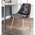 Carson Carrington Arvika Mid-century Modern Walnut Wood Dining Chair - N/A
