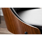 Carson Carrington Arvika Mid-century Modern Walnut Wood Dining Chair - N/A