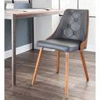 Carson Carrington Arvika Mid-century Modern Walnut Wood Dining Chair - N/A