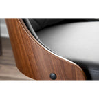 Carson Carrington Arvika Mid-century Modern Walnut Wood Dining Chair - N/A