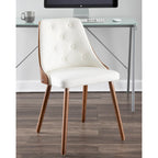 Carson Carrington Arvika Mid-century Modern Walnut Wood Dining Chair - N/A