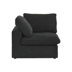 160 Modern Linen Upholstery 4 Piece Sectional Sofa Minimalism Commix Down Filled Modular Couches
