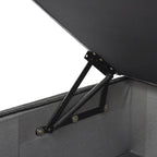 160 Modern Linen Upholstery 4 Piece Sectional Sofa Minimalism Commix Down Filled Modular Couches