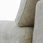 160 Modern Linen Upholstery 4 Piece Sectional Sofa Minimalism Commix Down Filled Modular Couches