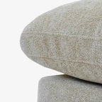 160 Modern Linen Upholstery 4 Piece Sectional Sofa Minimalism Commix Down Filled Modular Couches