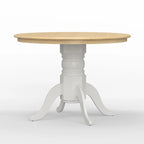42 Round Wood Pedestal Dining Table