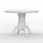 42 Round Wood Pedestal Dining Table