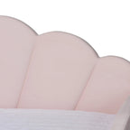 Timila Modern and Contemporary Light Pink Velvet Fabric Upholstered Queen Size Daybed with Trundle