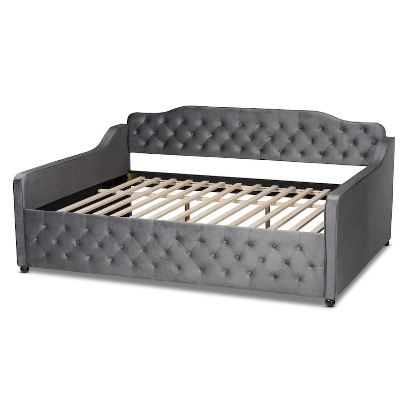 Silver Orchid Raag Transitional Contemporary Daybed