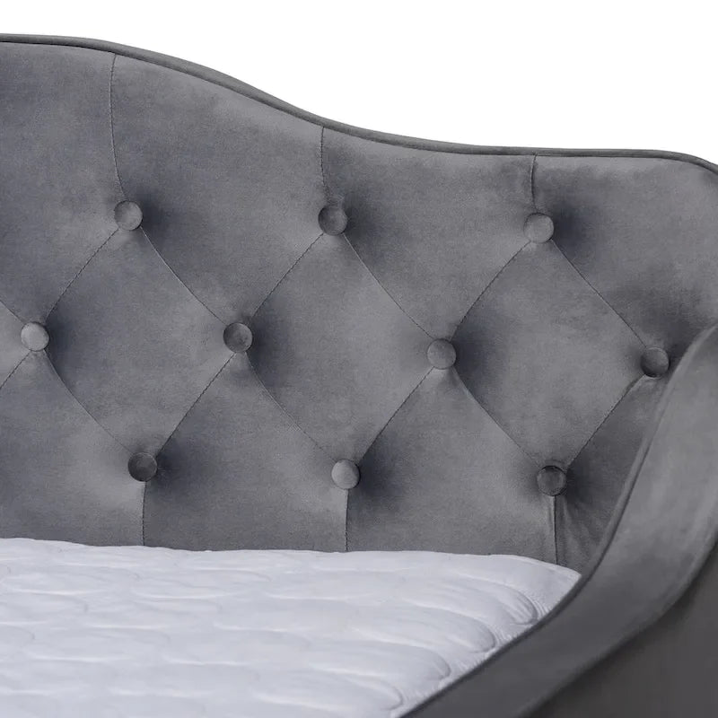 Silver Orchid Raag Transitional Contemporary Daybed
