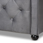 Silver Orchid Raag Transitional Contemporary Daybed